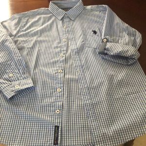 Polo long sleeve button down shirt for boys.